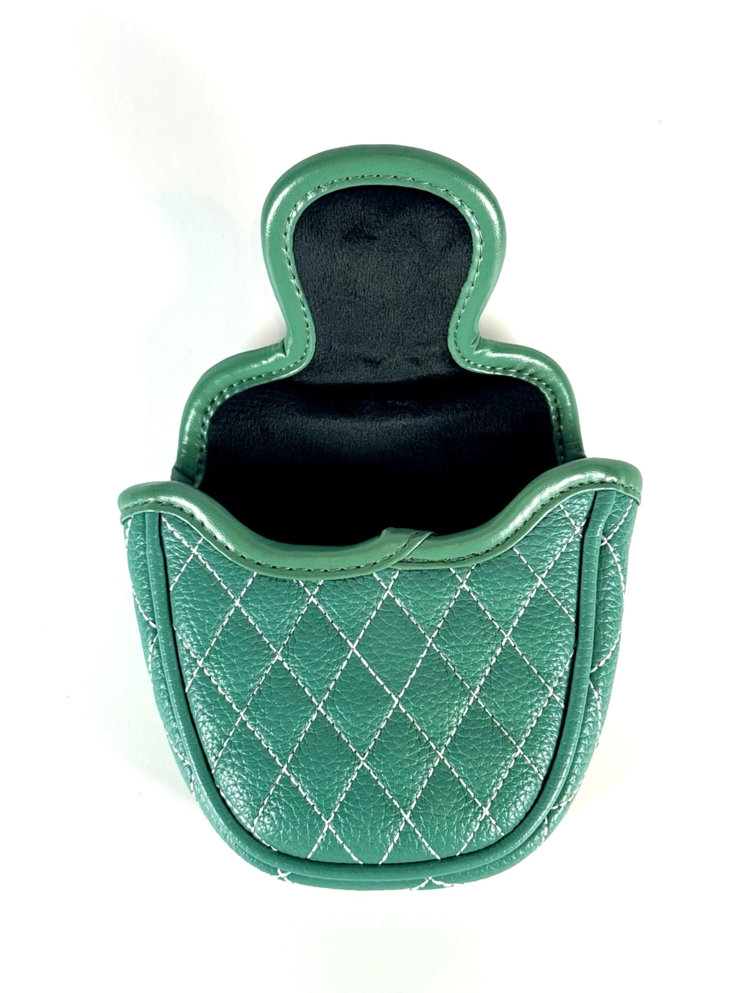 leather mallet putter cover vintage golf headcover